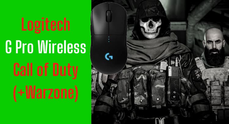 Logitech G Pro Wireless pro Call of Duty (+Warzone)