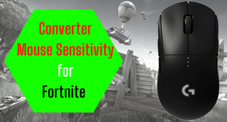 Convertidor de sensibilidad del mouse para Fortnite