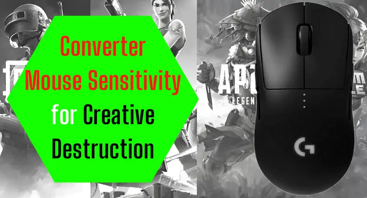 Conversor de sensibilidade do mouse para Creative Destruction