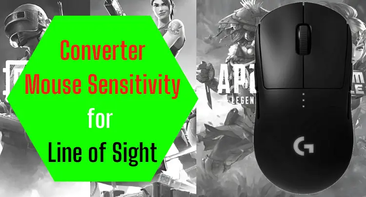 Convertidor de sensibilidad del ratón para la línea de visión