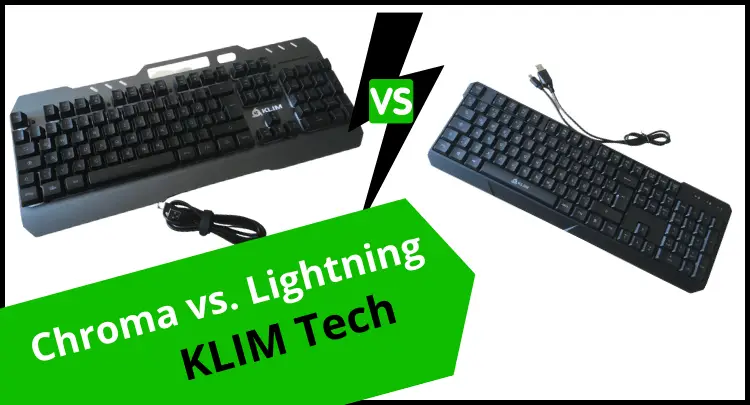 Jämförelse av KLIM Chroma Wireless vs KLIM Lightning Wireless