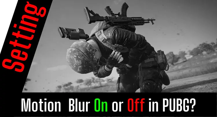 Motion Blur On or Off in PUBG